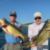 An Amazing black bass double catch at Lake Baccarac