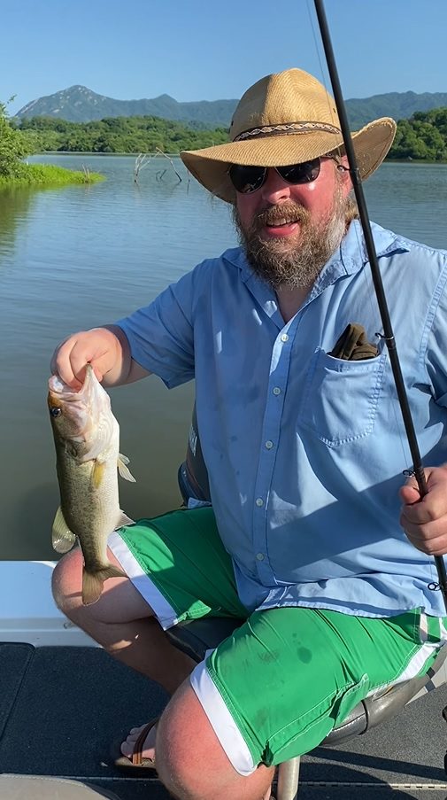 Raffle Winner Fishing at Picachos Lake