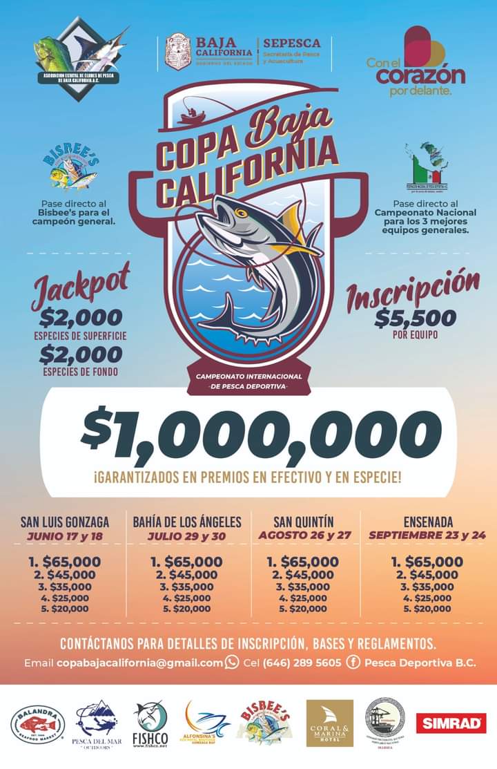 Torneo de Pesca Copa Baja California 2022