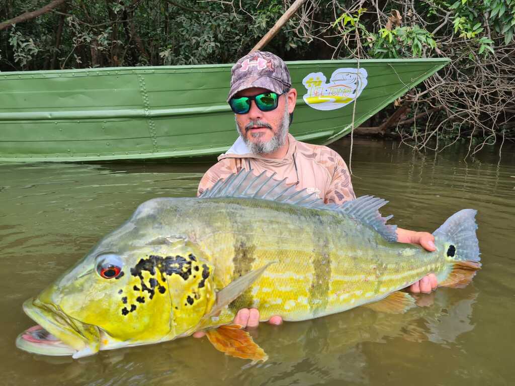 Peacock Bass catch Colombia