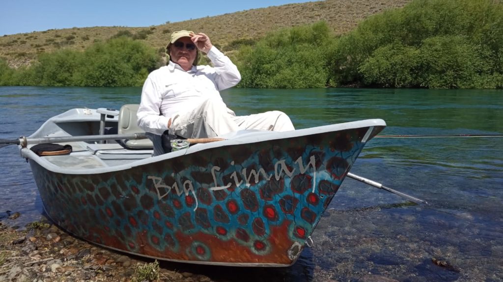 Angler in Limay River