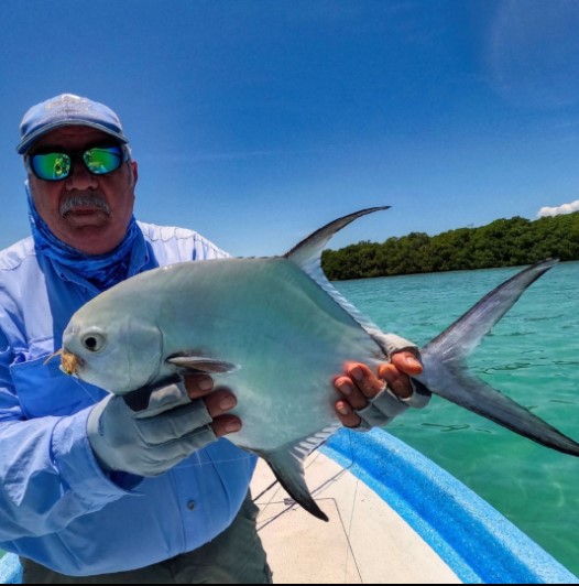 Good Permit catch at Ascencion Bay Quintana Roo
