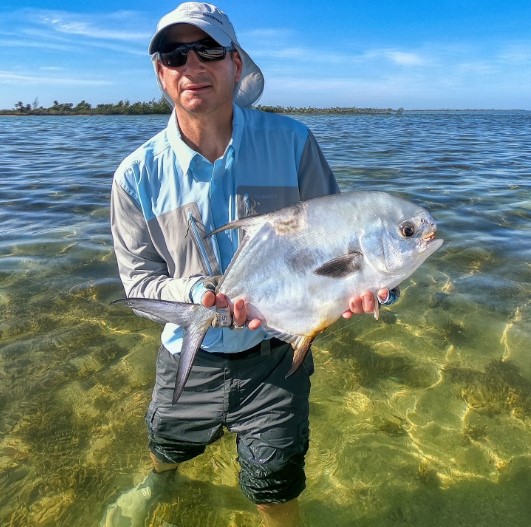 Gorgeous Permit catch at Ascencion Bay Quintana Roo