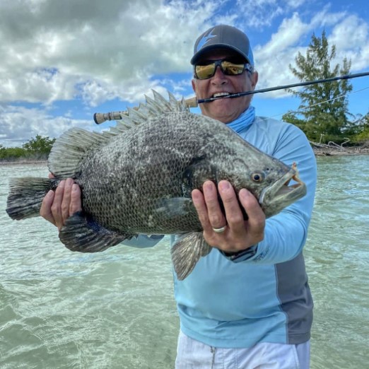 Rare Tripletail catch at Ascension Bay Quintana Roo