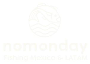 Logo nomonday fishing in mexico y latinoamerica