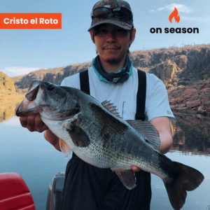 On season bass fishing Lake Cristo el Roto 01