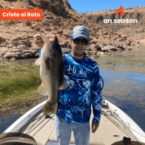 On season bass fishing Lake Cristo el Roto 03