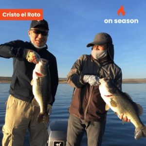 On season bass fishing Lake Cristo el Roto 08