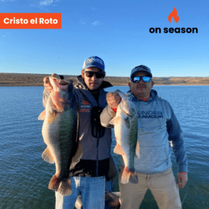 On season bass fishing Lake Cristo el Roto 10