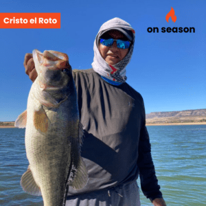 On season bass fishing Lake Cristo el Roto 05