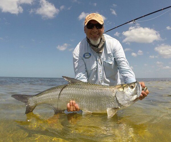 Juvenile Tarpon catch at Tarpon Island Isla Sabalo