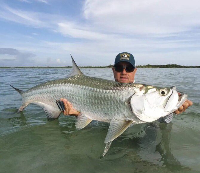 Amazing Giant Tarpon Catch at Xcalak