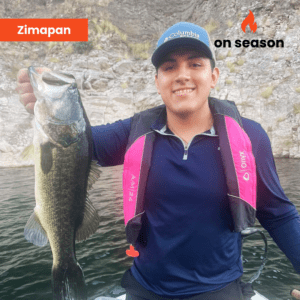 On season bass fishing Lake Zimapan 06